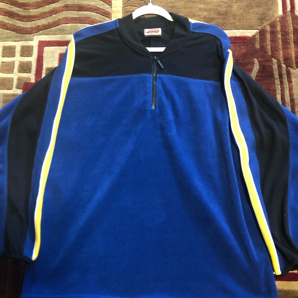 Vintage ZonZ Half Zip Men’s Fleece Size Medium